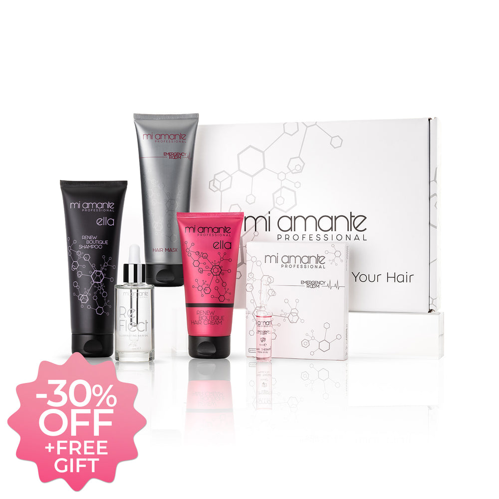 Set für eine vollständige, regenerierende Haartherapie und ReFlect Mi Amante