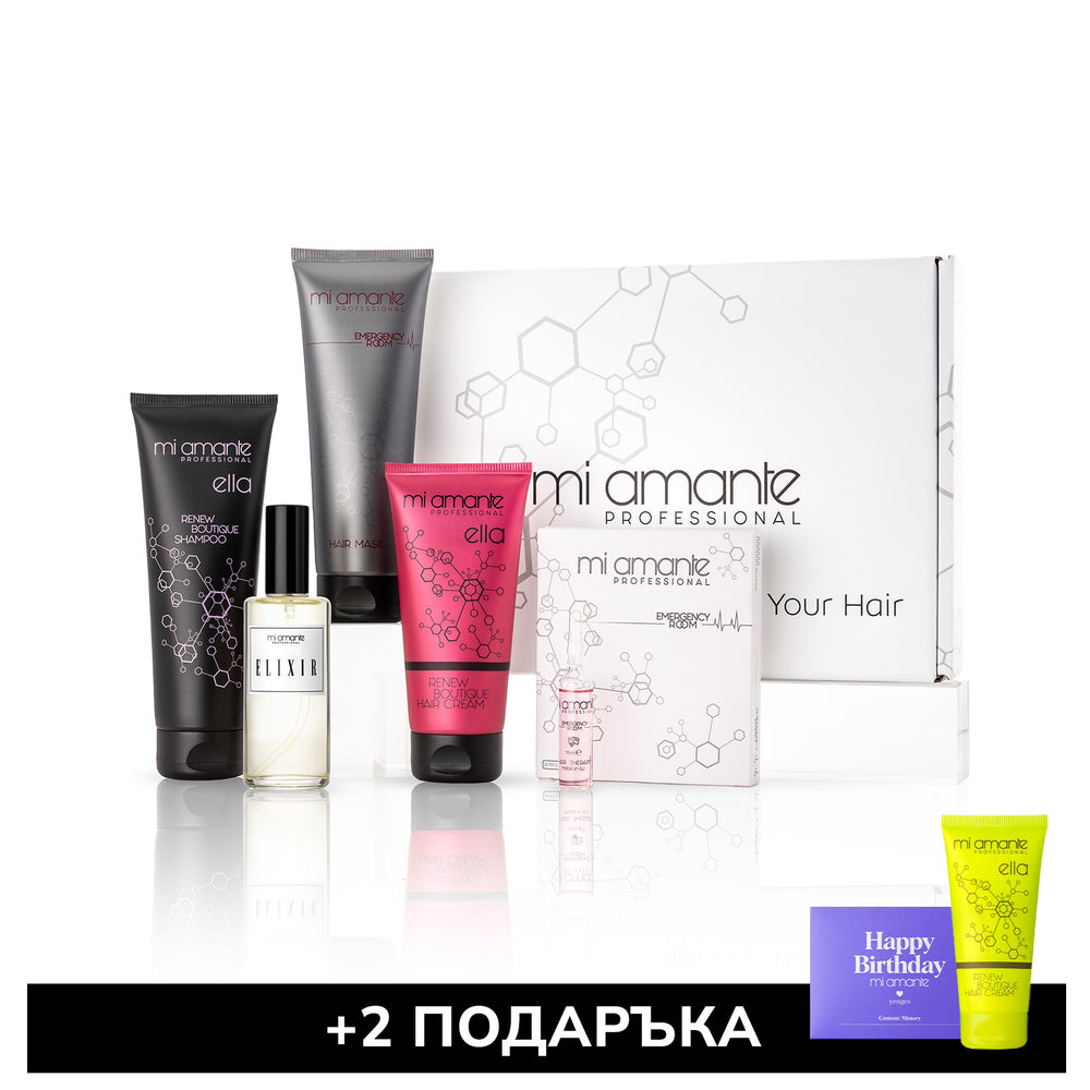 Komplettset für die regenerierende Haatherapie und Elixir Mi Amante